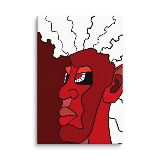 THNDRKNG | Limited Edition Print Canvas product_description zinfinitum