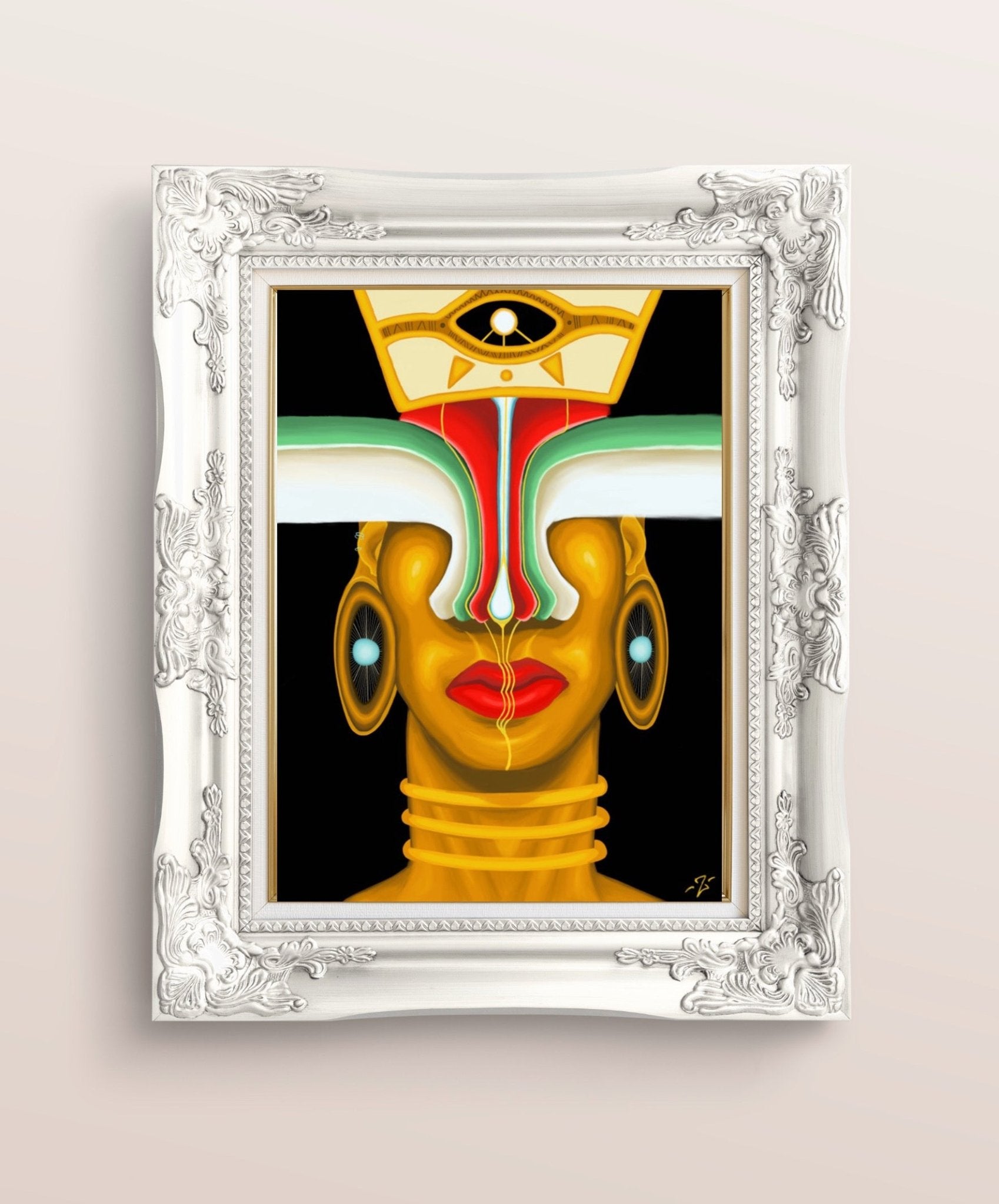 Ancestral Warrior | Limited Edition Print Giclee Print product_description zinfinitum