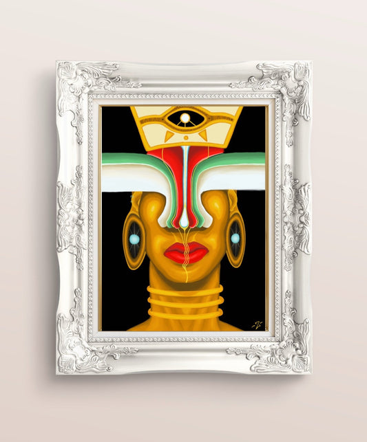 Ancestral Warrior | Limited Edition Print Giclee Print product_description zinfinitum