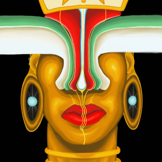 Ancestral Warrior | Limited Edition Print Giclee Print product_description zinfinitum