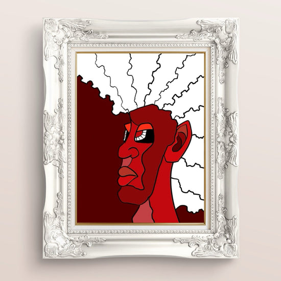 THNDRKNG | Limited Edition Print Canvas product_description zinfinitum
